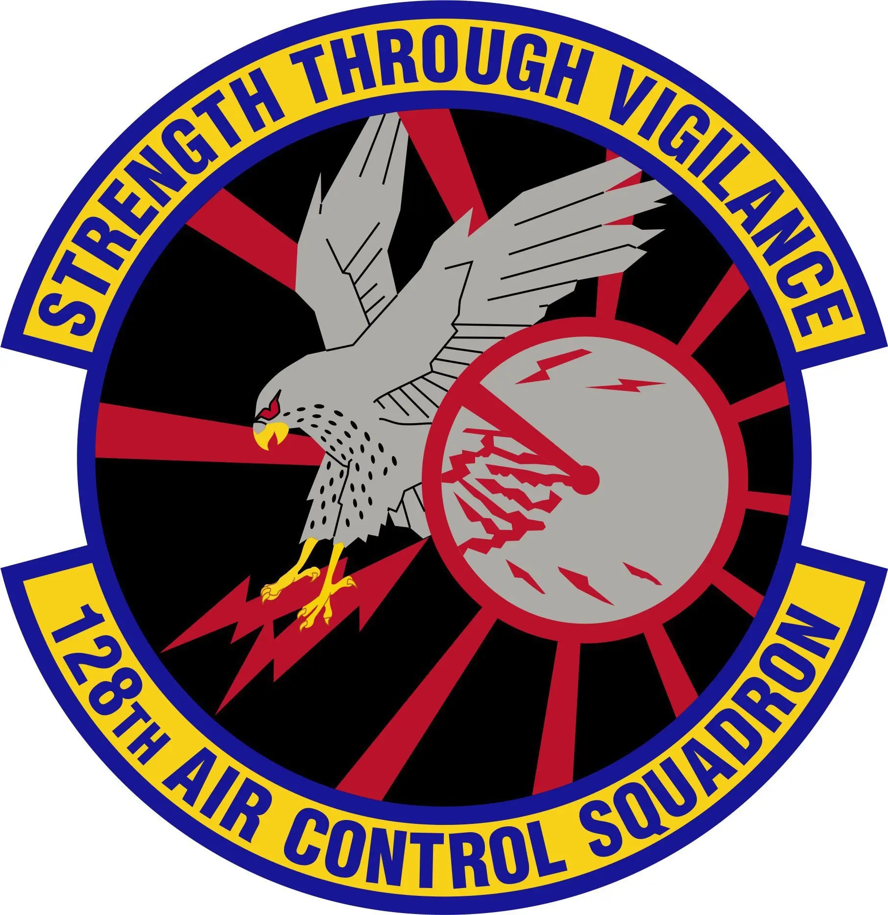 Wisconsin 128th Air Control Squadron Logo