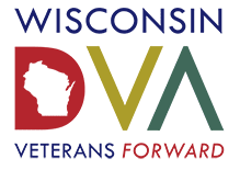 Wisconsin Dept. of Veterans Affairs - Veterans Forward Logo